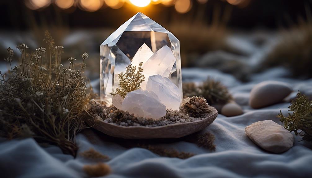 crystal cleansing moonlight ritual