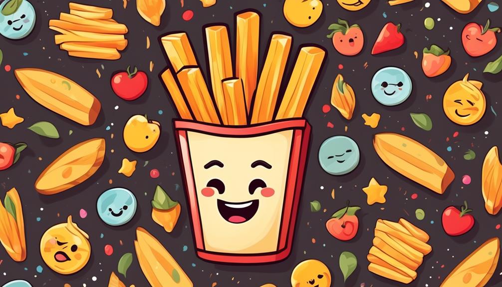 french fries emoji symbolism
