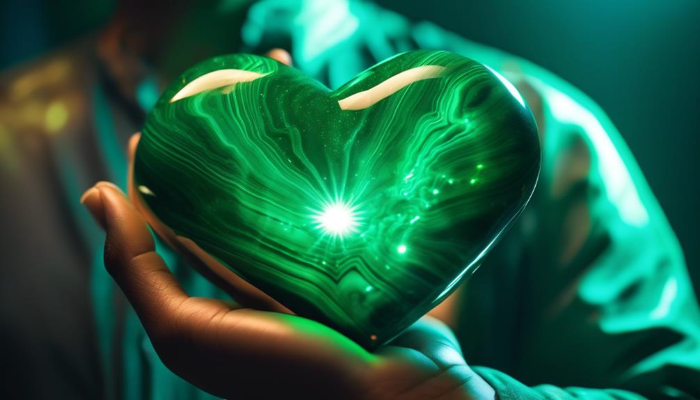 malachite s heart chakra connection