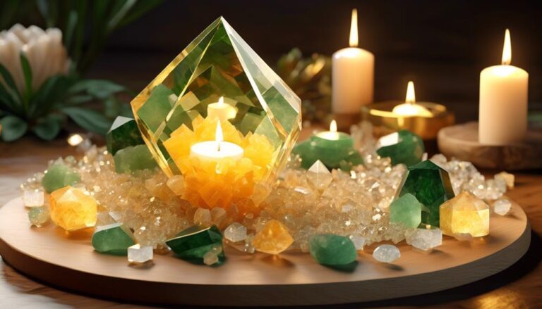 manifest abundance with crystals
