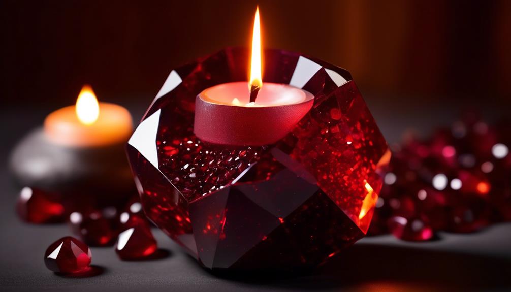 precious red gemstone love