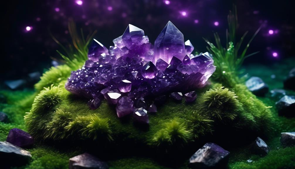 purple gemstone with healing properties