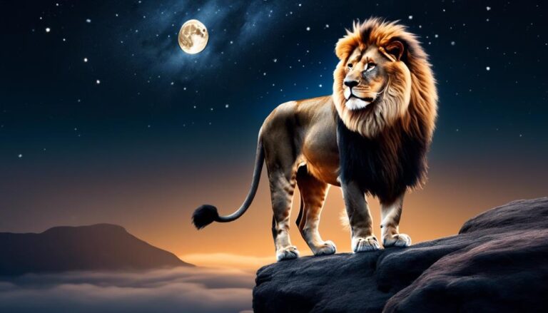 symbolism of dreaming lions